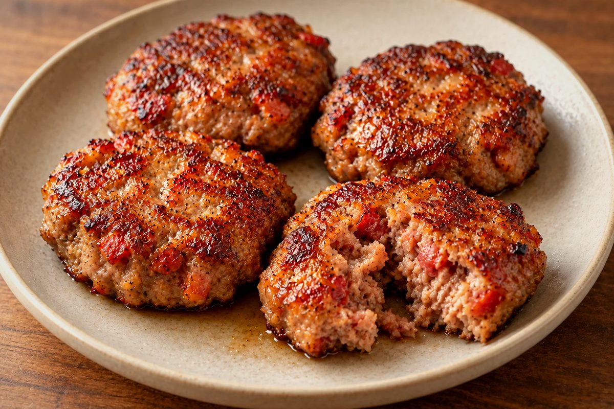 Beef & Bacon Breakfast Patties
