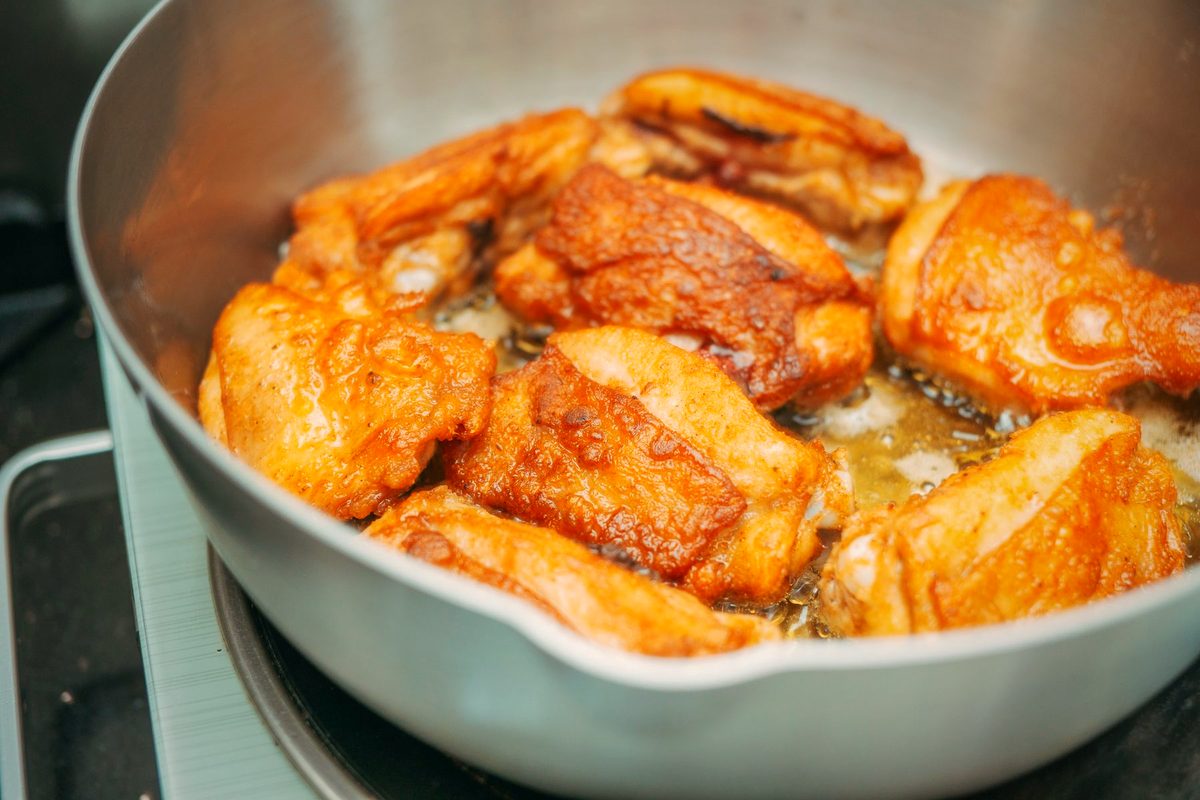 Chicken Thigh & Bacon Skillet