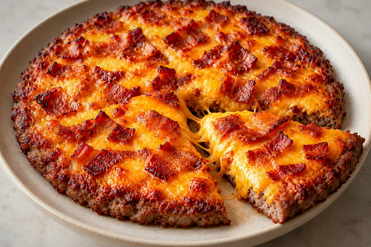Meat-Crust Pizza