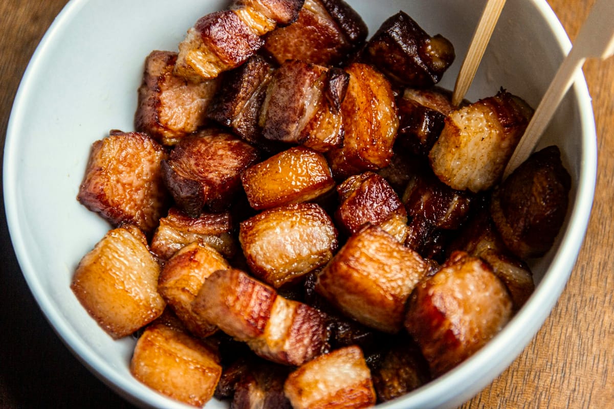 Crispy Pork Belly Bites