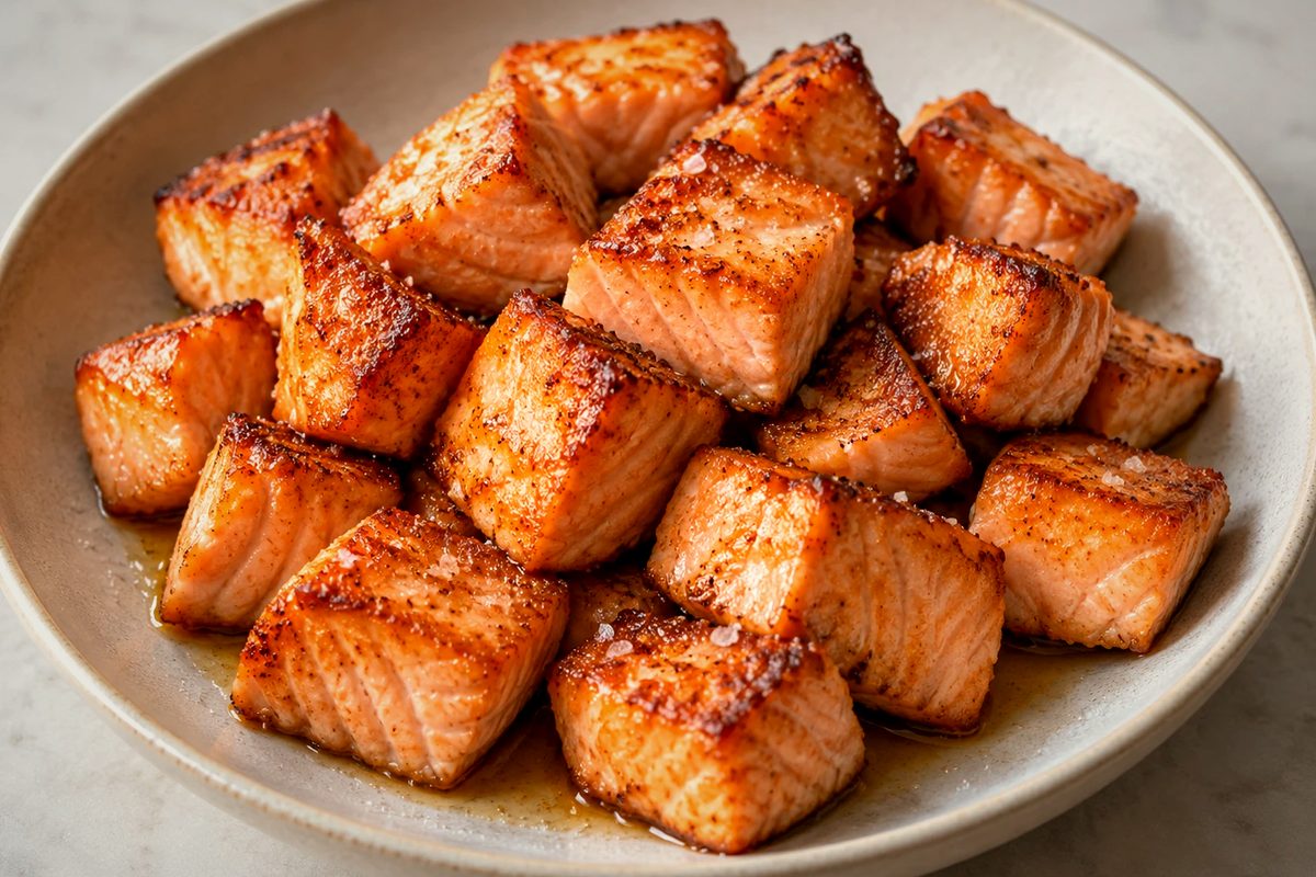 Seared Salmon Bites