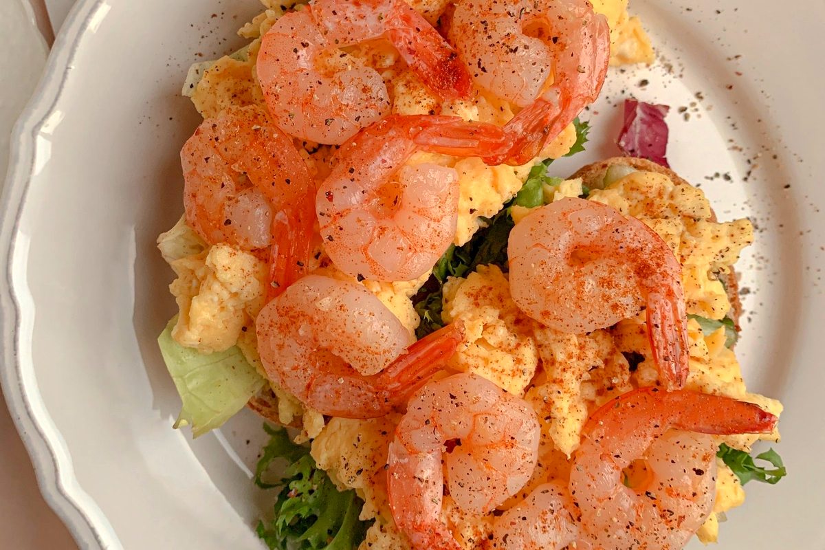 Shrimp & Egg Scramble