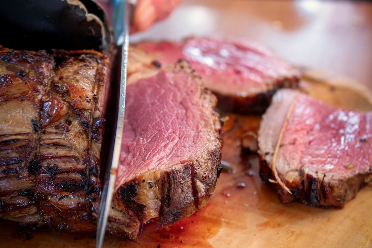 Reverse-Seared Ribeye
