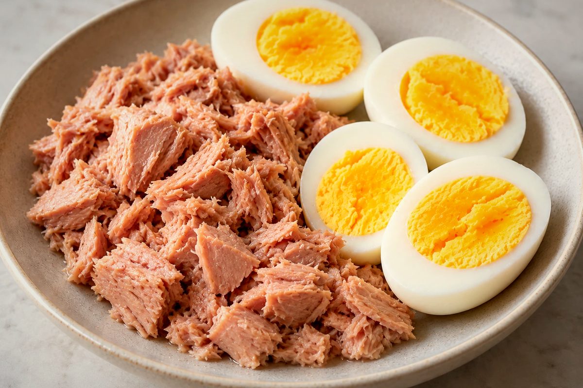 Tuna & Egg Plate